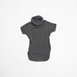 UGG Shelby Gray Waffle Knit Cowl Neck Tunic Sweater • Women’s XS